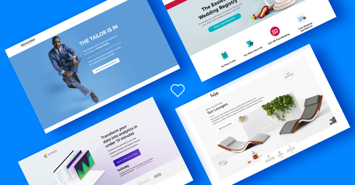Exemplos de landing pages de alta conversão